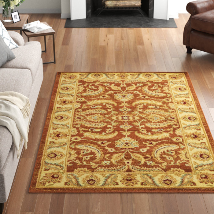 Three Posts Fairmount Brick Red Area Rug & Reviews Wayfair